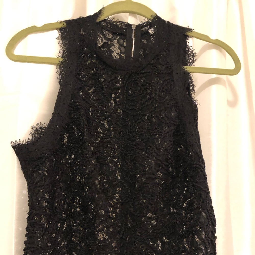 Zara black lace top